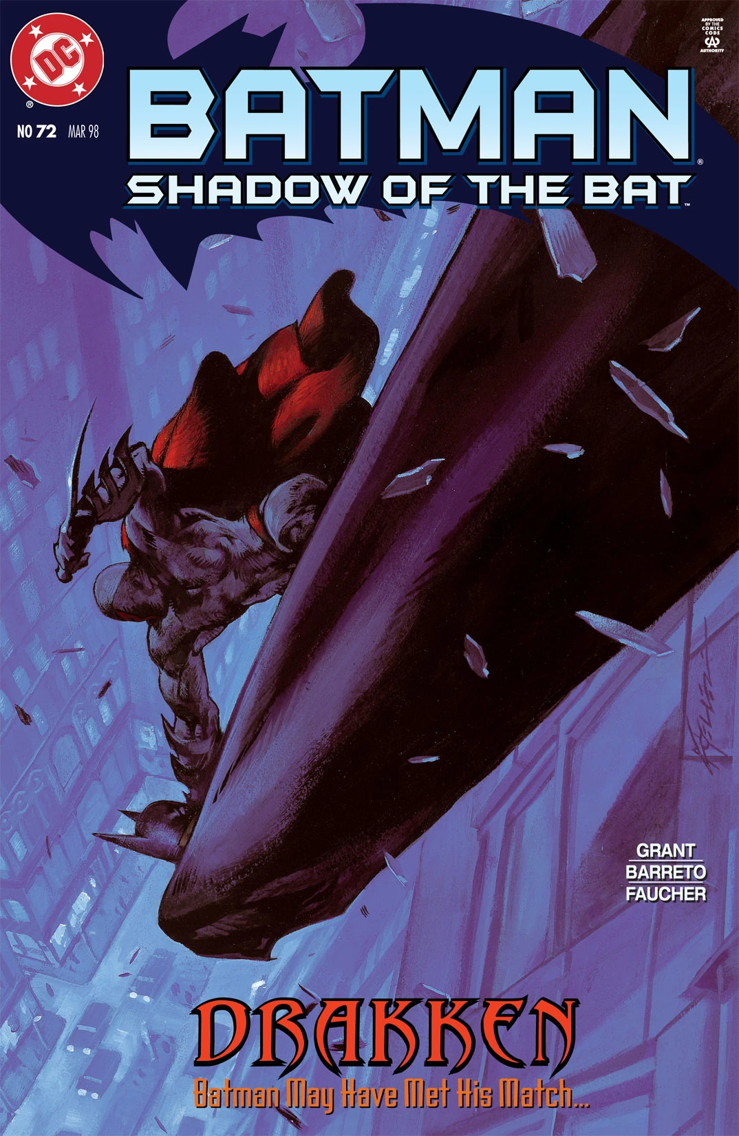 Batman: Shadow of the Bat #72 (DC, 1998 — Cover A) cover